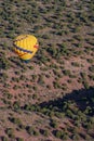 Hot air ballooning over sedona Arizona Royalty Free Stock Photo