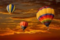 Hot air balloons