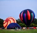 Hot Air Balloons Being Inflated With Cold Air #4