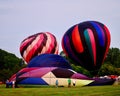 Hot Air Balloons Being Inflated With Cold Air #6