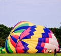 Hot Air Balloons Being Inflated With Cold Air #1