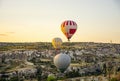 Hot air balloons