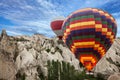 Hot air balloons, Cappadocia, Turkey Royalty Free Stock Photo