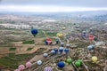 Hot air balloons in Cappadocia, Turkey