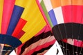 Hot air balloons flight Royalty Free Stock Photo