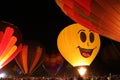 Hot Air Balloons Glow Royalty Free Stock Photo