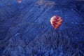 Hot air balloons in the Kapa region of Turkey Royalty Free Stock Photo