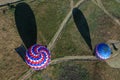 Hot Air Balloons Landing