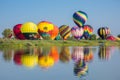 Hot Air Balloons Liftoff Royalty Free Stock Photo