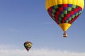 Hot Air Balloons Over Arizona Royalty Free Stock Photo