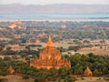 Hot air balloons over Myanmar