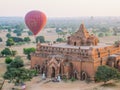 Hot air balloons over Myanmar