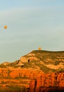 Hot Air Balloons over Sedona Royalty Free Stock Photo