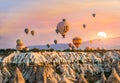 Pink sunrise in Goreme