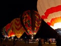 The Great Reno Balloon Race, before dawn Royalty Free Stock Photo