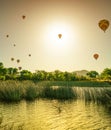 Hot Air Balloons In The Sky Royalty Free Stock Photo