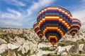 Hot air balloons sunset, Cappadocia, Turkey
