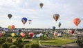 Hot air baloons over Kaunas, Lithuania