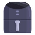 Hot air fryer icon cartoon vector. Cook food Royalty Free Stock Photo