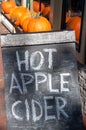 Hot Apple Cider Chalkboard Sidewalk Sign