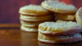 Hot Australian English style breakfast crumpets