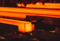 Hot billet bloom continuous casting, also called strand casting