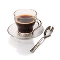 Hot black coffee Royalty Free Stock Photo