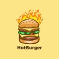 hot burger meat food fast delicious