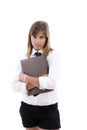 Hot businesswoman posing Royalty Free Stock Photo