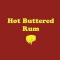 Hot buttered rum