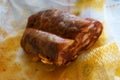 Hot calabrese soppressata Royalty Free Stock Photo