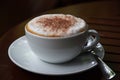 Hot cappuccino Royalty Free Stock Photo