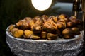 Hot Chestnuts Royalty Free Stock Photo