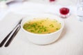 Hot chicken soup Royalty Free Stock Photo