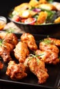 Hot chicken wings Royalty Free Stock Photo