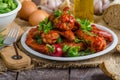 Hot chicken wings