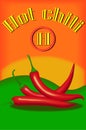hot chili ABC hornbook alphabet Children's