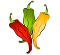 Hot Chili Peppers Clip Art Royalty Free Stock Photo