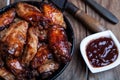 Bufalo style chicken wings Royalty Free Stock Photo