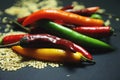 Hot chilli pepers