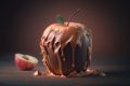 hot chocolate apple illustration Generative AI