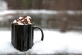 Hot Chocolate or Coffee Royalty Free Stock Photo