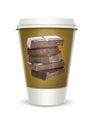 Hot chocolate cup Royalty Free Stock Photo