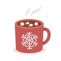 Hot chocolate cup Royalty Free Stock Photo