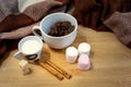Hot chocolate ingredients