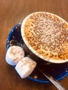Hot Chocolate With Marshmallows And Coating