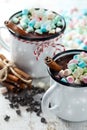 Hot chocolate with marshmallows