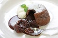 Hot Chocolate Pudding , Fondant au chocolat