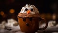 Hot chocolate warms winter nights with sweetness generated by AI