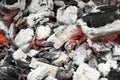 Hot coals Royalty Free Stock Photo